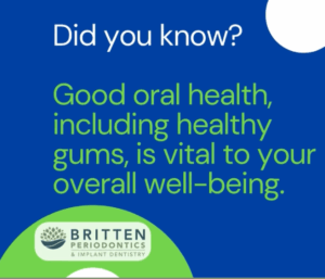 Dr. Britten emphasizes the connection between oral health and overall wellness, offering advanced gum disease treatment in Clearwater to help prevent serious health conditions like heart disease and diabetes.